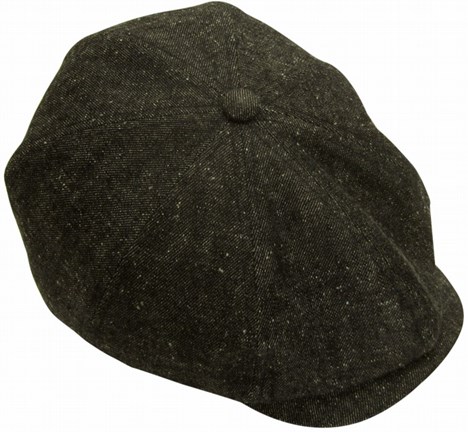 TOMネップデニムの帽子の製作例１