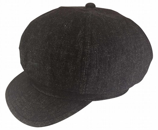 バイオウォッシュデニムの帽子の製作例１