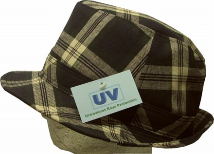 UV加工済の帽子