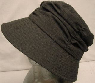 OBステッチコットンの帽子の製作例１